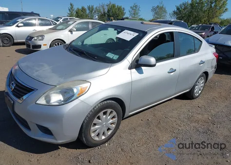 2013 Nissan Versa 1.6 Sv z USA, uszkodzony, nr VIN 3N1CN7AP4DL858425
